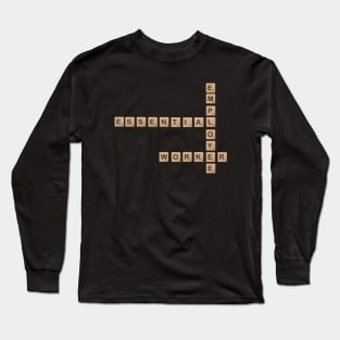 Essential Employee Scrabble Long Sleeve T-Shirt